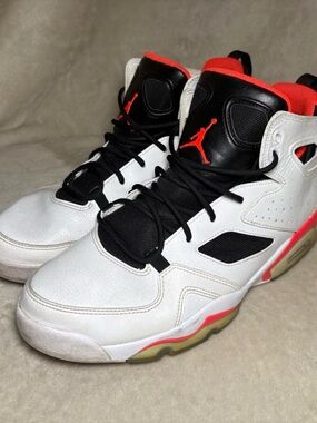 Jordan Nike Flight Club 91 Infrared GS Basketball Sneakers